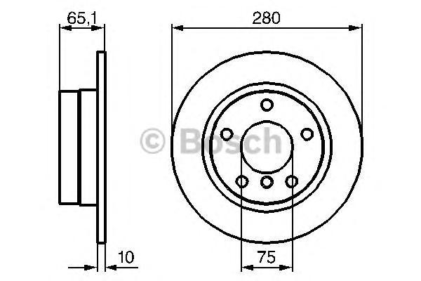 фото Тормозной диск bosch 0986479217