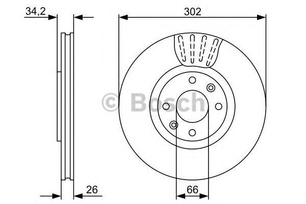 фото Тормозной диск bosch 0986479548