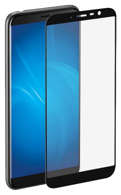 

Защитное стекло DF для Meizu M6T Black, 2,5D ДЛЯ MEIZU M6T, BLACK FRAME