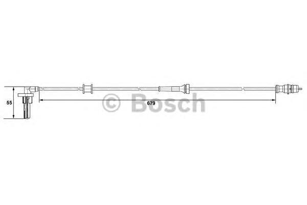 

Датчик abs BOSCH 0265007533