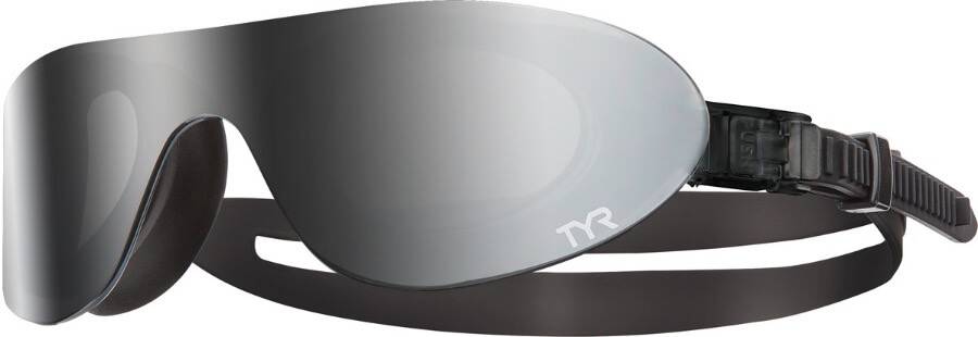 фото Очки-полумаска для плавания tyr shades mirrored 075 grey