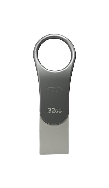 

Флешка Silicon Power Mobile C80 32ГБ Grey (SP032GBUC3C80V1S), Mobile C80