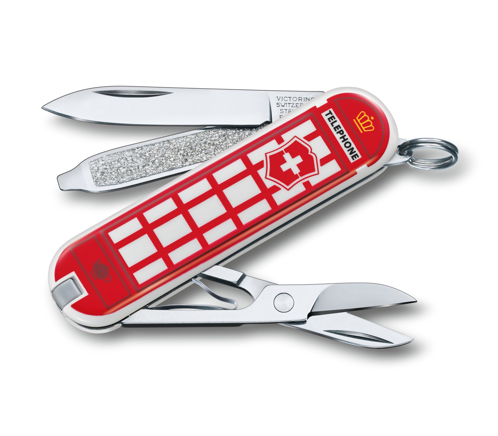 

Мультитул Victorinox A Trip to London, красный, 7 опций, A Trip to London