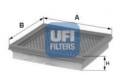 фото Фильтр воздушный двигателя ufi 30.250.00