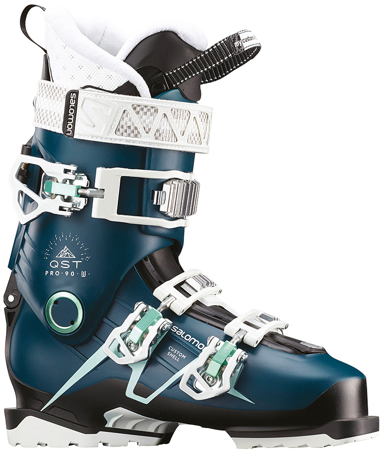 фото Горнолыжные ботинки salomon qst pro 90 w 2019, blue/white, 23.5