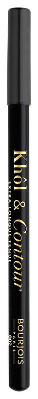 Карандаш для глаз Bourjois Khol And Contour 02 Ultra Black 1,2 г gucci карандаш для губ crayon contour des lèvres