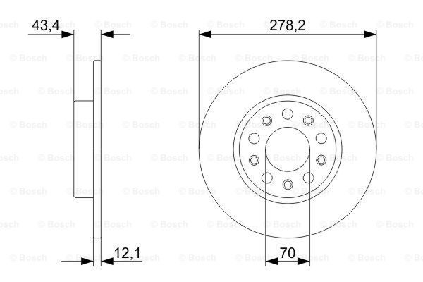 фото Тормозной диск bosch 0986479292