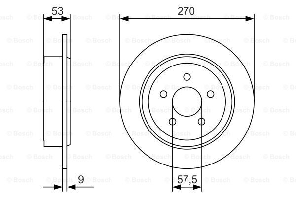 фото Тормозной диск bosch 0986479a79