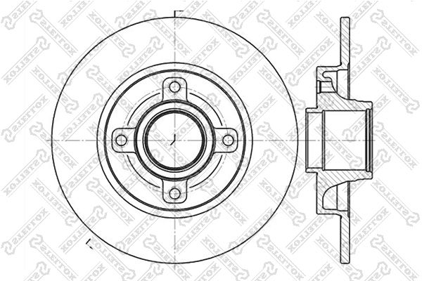 

Тормозной диск Stellox 6020-1947-SX