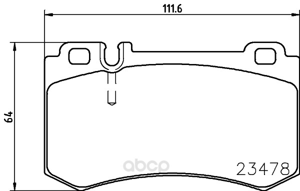 

Комплект тормозных колодок Hella 8DB355014941