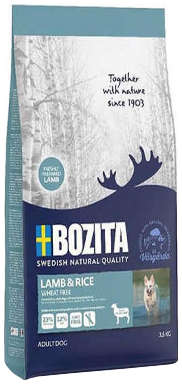 фото Сухой корм для собак bozita grain free wheat free, ягненок, 3,5кг