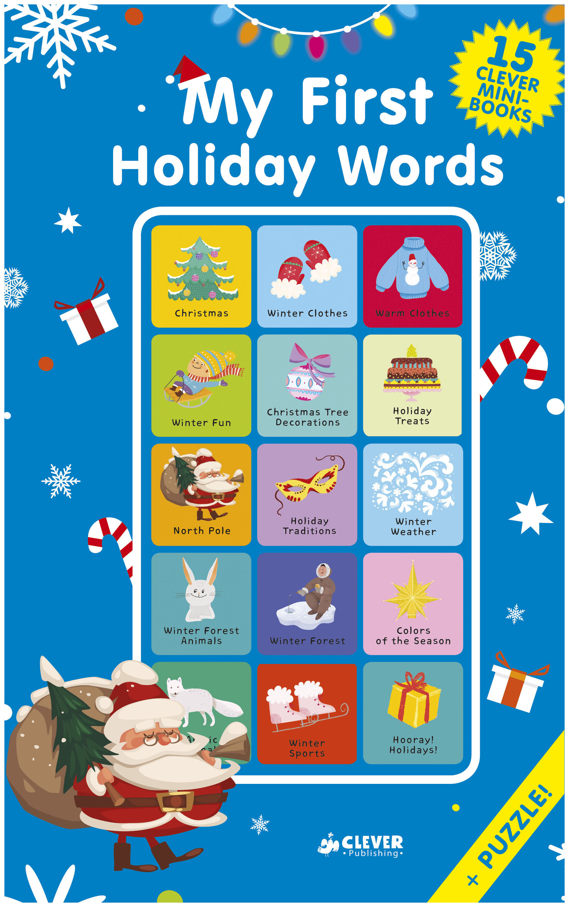 

Дидактические карточки Clever My First Holiday Words
