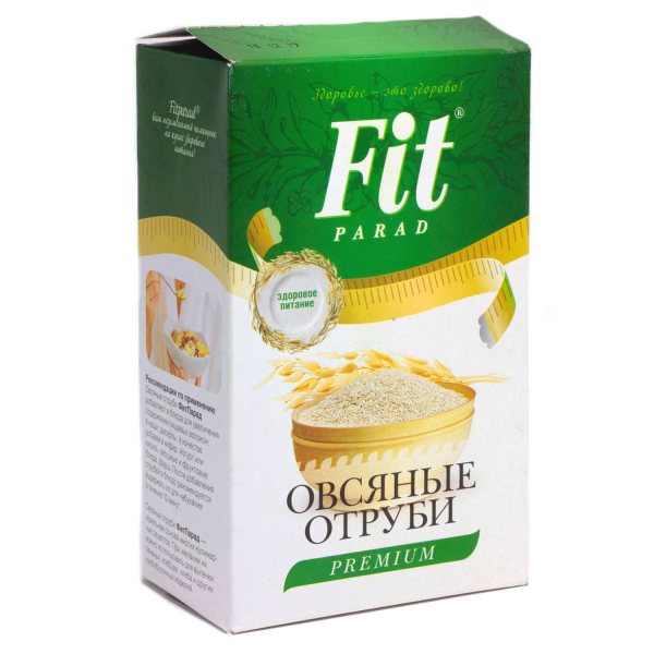 Отруби Fit Parad овсяные 400 г