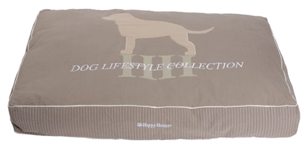 фото Лежак для животных happy house подушка лабрадор dog lifestyle серо-коричневый