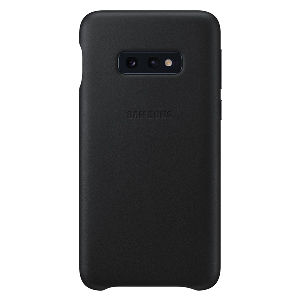 фото Чехол samsung leather cover для galaxy s10e black