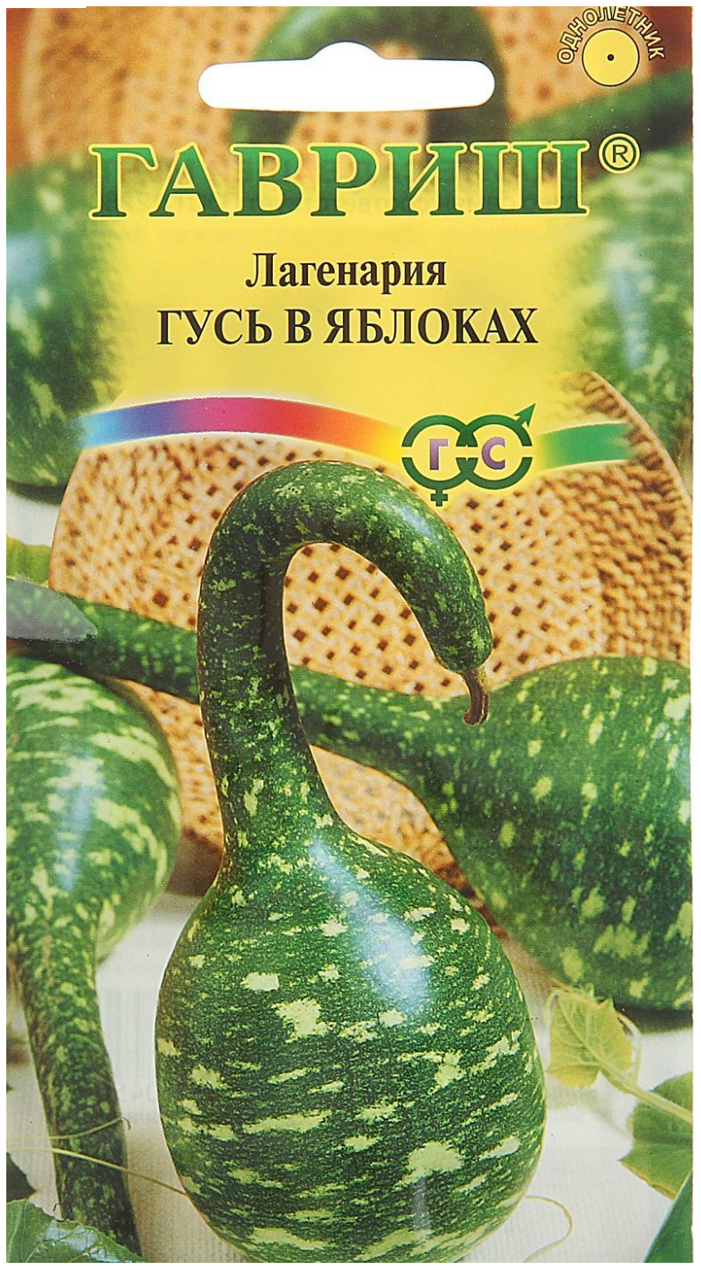 

Семена Лагенария Гусь в яблоках, 5 шт, Гавриш