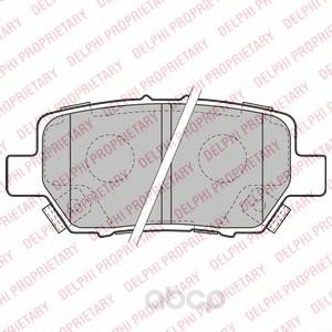 

Тормозные колодки DELPHI передние с датчиком LP2160