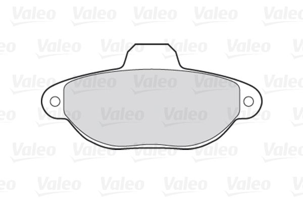 

Комплект тормозных дисковых колодок Valeo 301012
