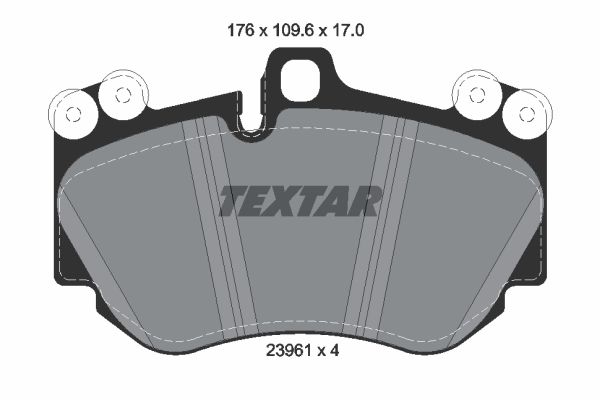 

Тормозные колодки Textar дисковые 2396101