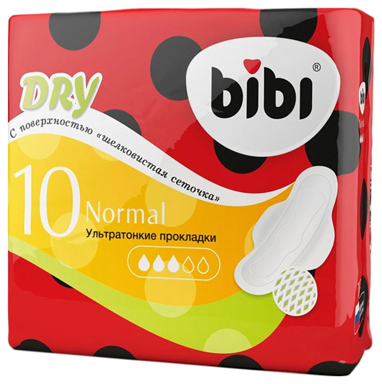 фото Прокладки bibi normal dry ультратонкие 10 шт