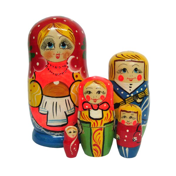 

Матрешка RNToys Семья (матушка) 5в1