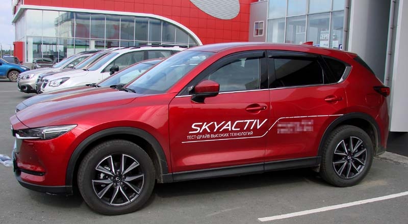 

Дефлекторы на окна Mazda CX5, 17-, 4ч., темный