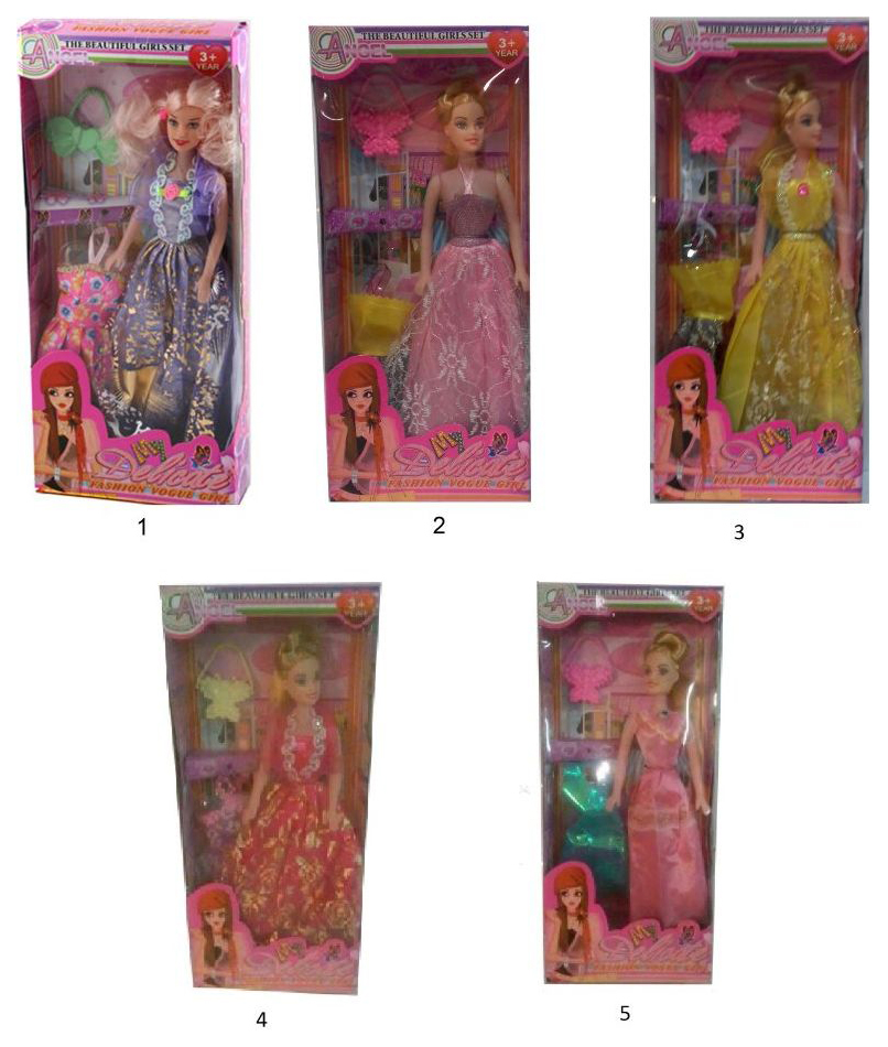 

Кукла Shantou Gepai в вечернем платье Angel с аксессуарами