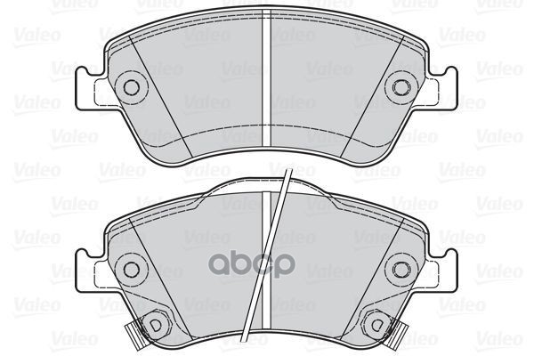 фото Комплект тормозных колодок valeo 302115