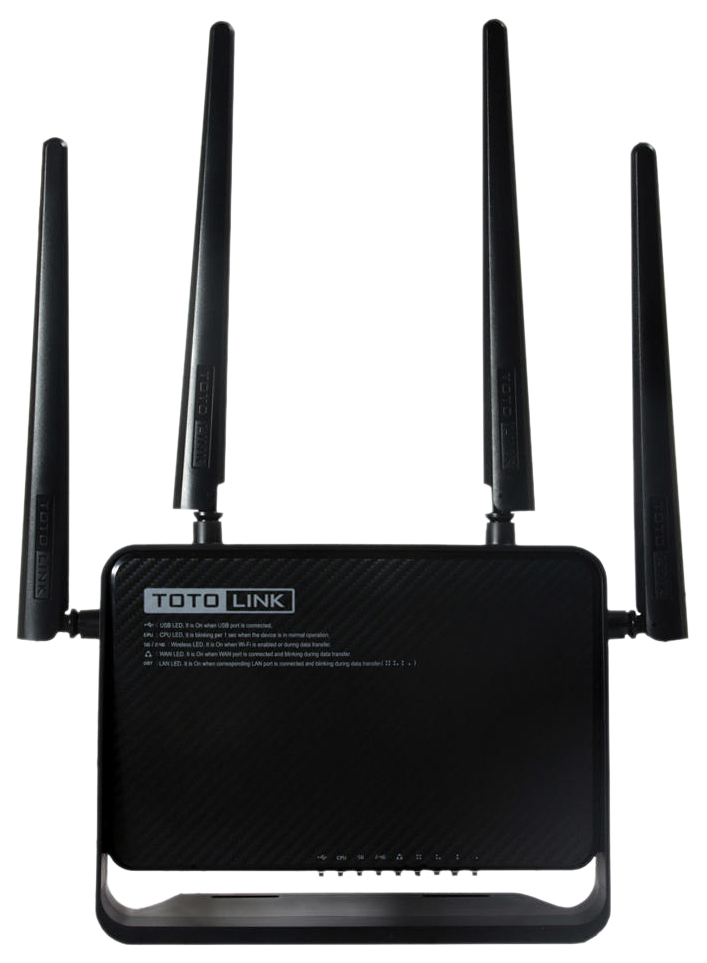 фото Wi-fi роутер totolink a3000ru black