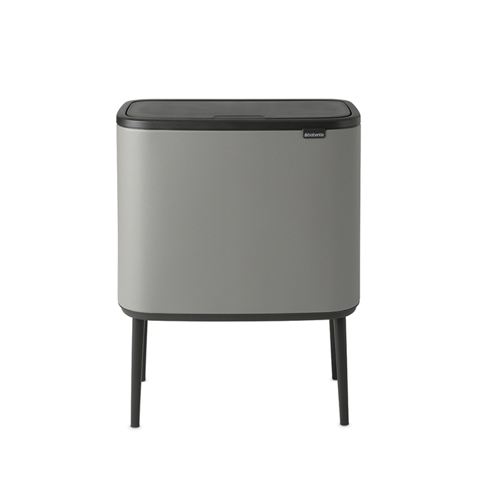 фото Brabantia мусорный бак touch bin bo (11 л + 23 л), минерально-серый