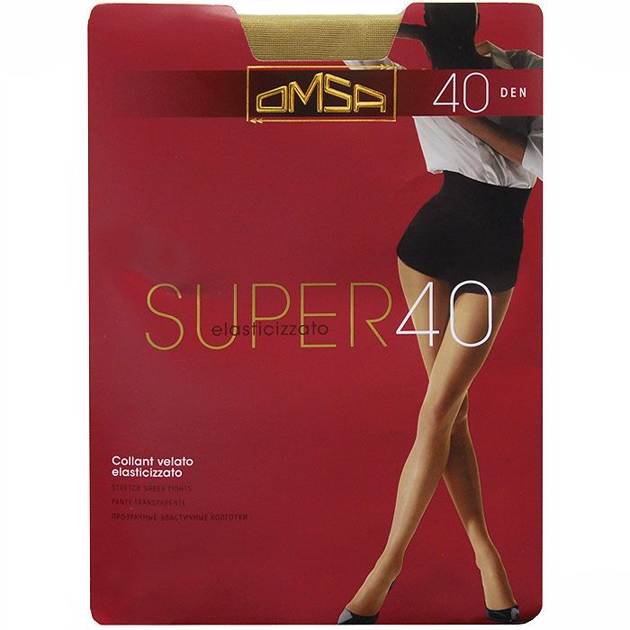 

Колготки женские Omsa SUPER 40 телесные 2 (S), Бежевый, SUPER 40