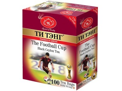 Чай черный в пакетиках для чашки Ти Тэнг The Football Cup 100*2.5 г