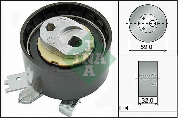 

Натяжной ролик INA 531 0906 10