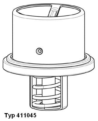 Термостат WAHLER 411045.82D