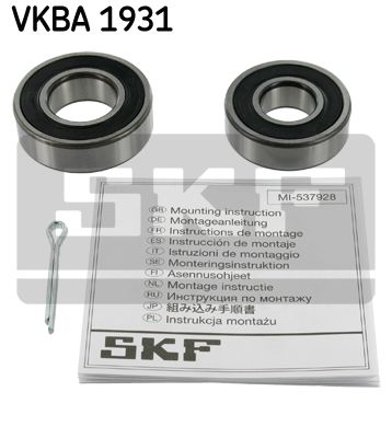 фото Комплект подшипника ступицы колеса skf vkba 1931