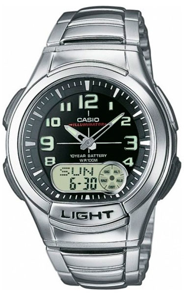 фото Наручные часы кварцевые мужские casio collection aq-180wd-1b