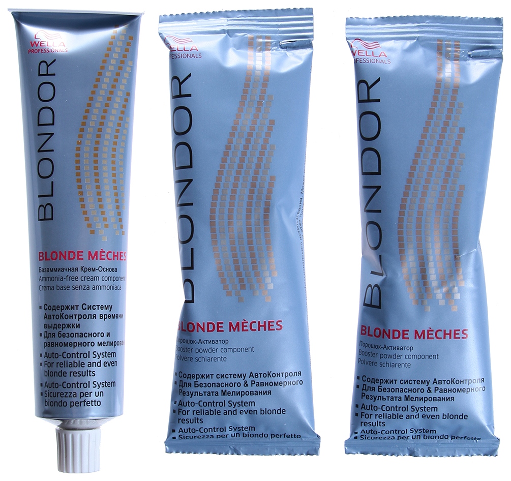 

Осветлитель для волос Wella Blondor Meches 60 мл +2*30 г