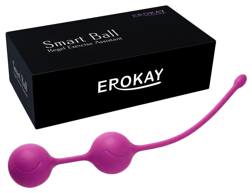 фото Розовые металлические шарики с хвостиком в силиконовой оболочке erokay