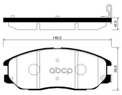 

Колодки Тормозные HSB HP1027
