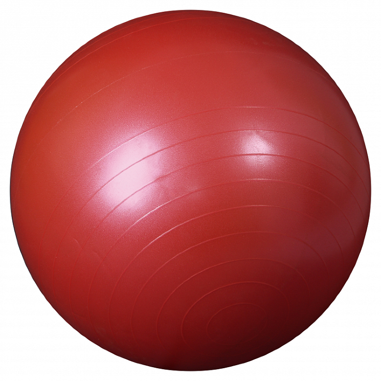 фото Мяч гимнастический ортосила, красный, 65 см