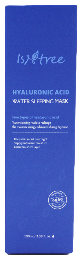 Маска для лица IsNtrее Hyaluronic Acid Water Sleeping Mask 100 мл starch glue kraft paper tape biodegradable plane writable kraft paper tape wet water fiber reinforced water activated tape