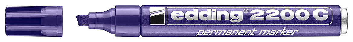 

Перманентный маркер edding заправляемый, клиновидный наконечник, 1-5 мм фиолетовый