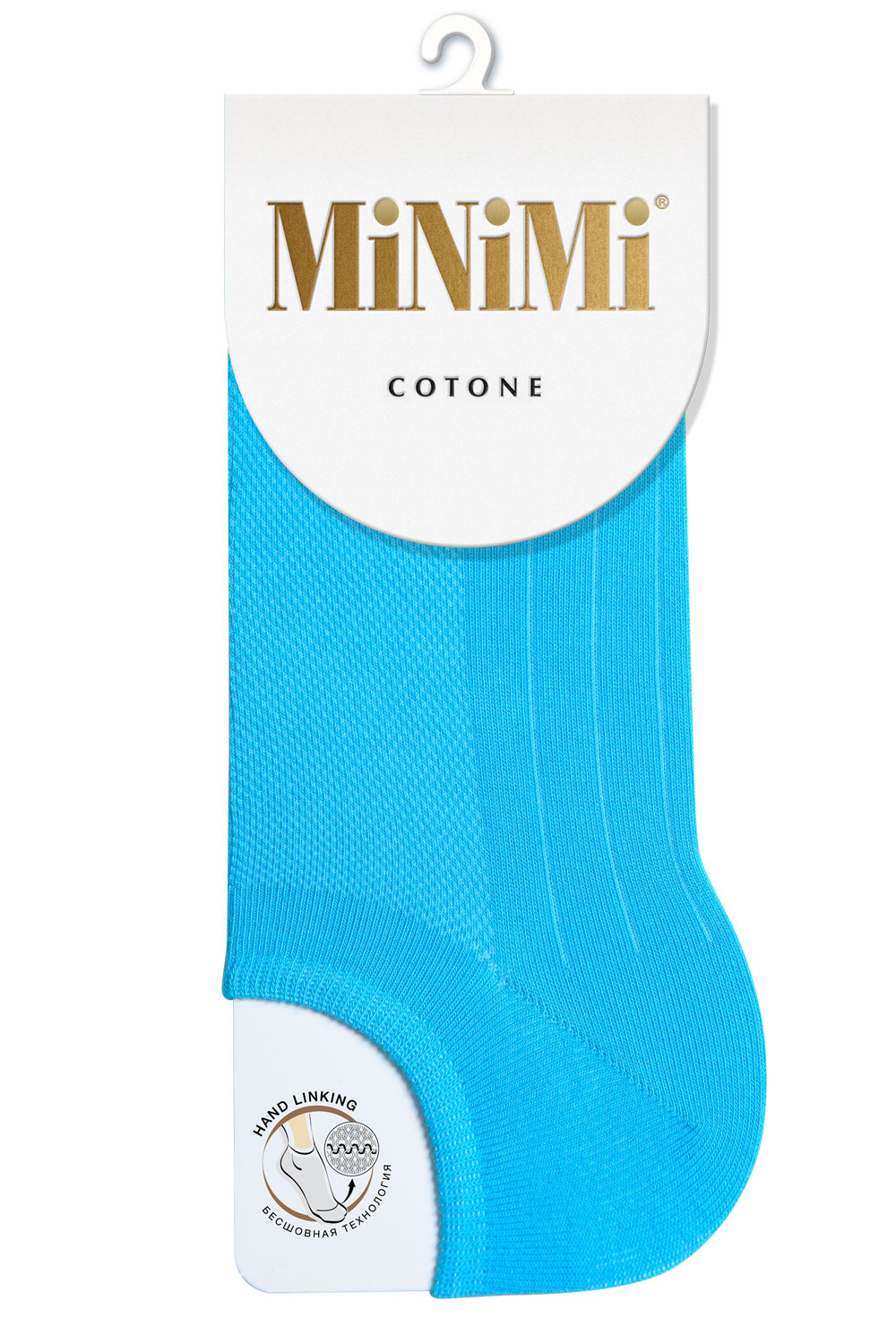 фото Носки женские minimi mini cotone 1101 голубые 39-41