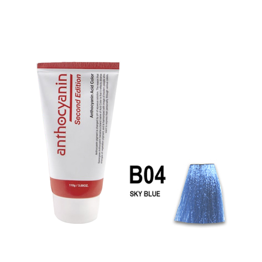 Краска для волос ANTHOCYANIN 110 B04 - Sky Blue