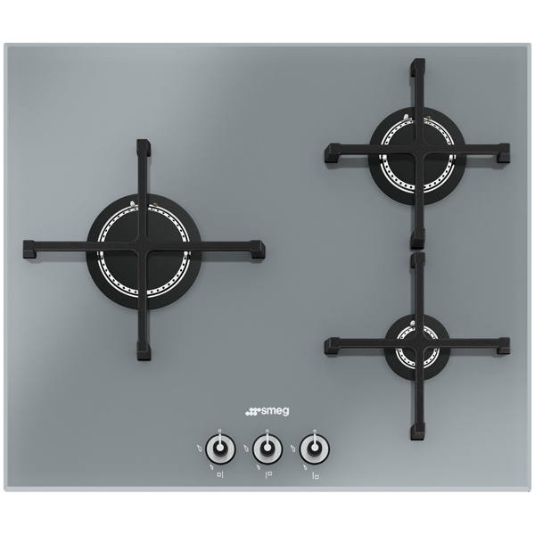 

Встраиваемая варочная панель газовая Smeg PV163S Silver, PV163S
