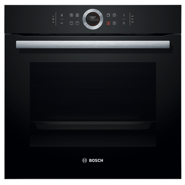 фото Встраиваемый электрический духовой шкаф bosch hbg633tb1 black