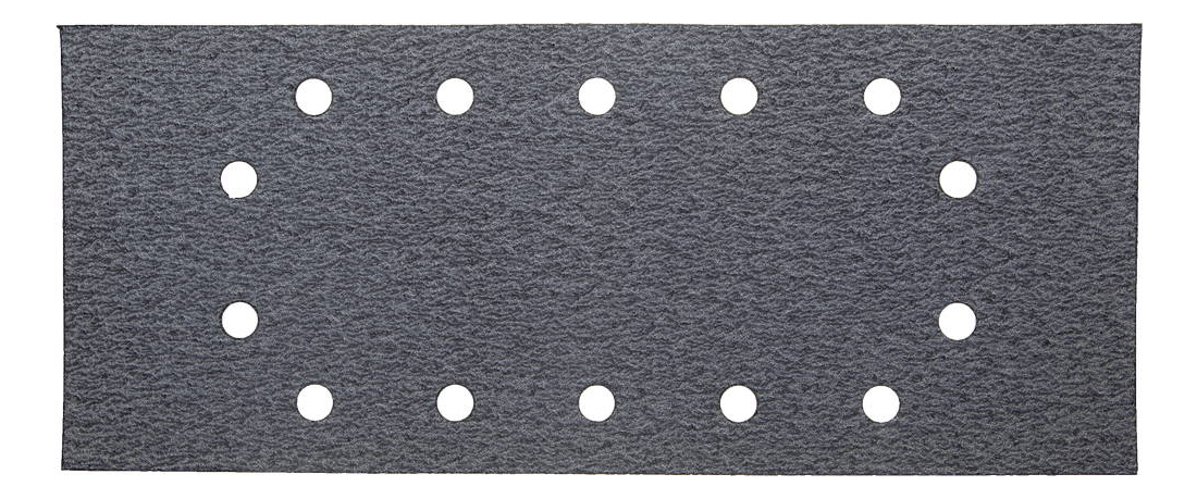 

Лист для вибрационной шлифовальной машины Uragan 907-23104-080-10, Лист шлифовальный универсальный URAGAN с покрыт. стеарата цинка, 14 отверстий по кругу, для ПШМ, P80, 115х280мм, 10шт