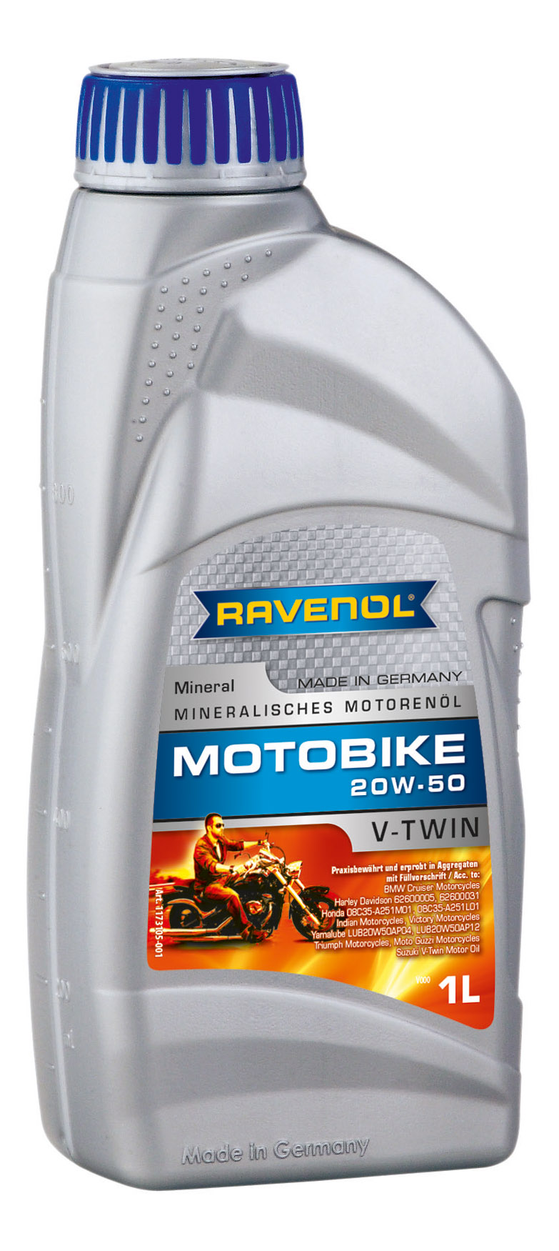 фото Моторное масло ravenol motobike v-twin sae 20w-50 1л