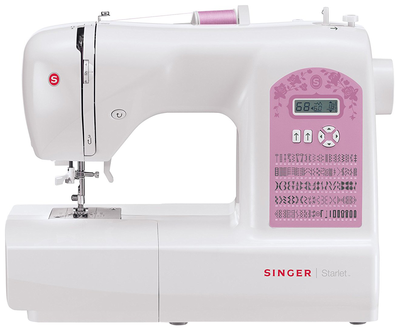 Швейная машина Singer Starlet 6699 швейная машина singer simple 3210 бело розовая