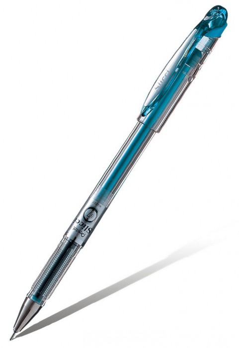 

Гелевая ручка Pentel Slicci Голубой Стержень